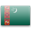 Country flag: Turkmenistan